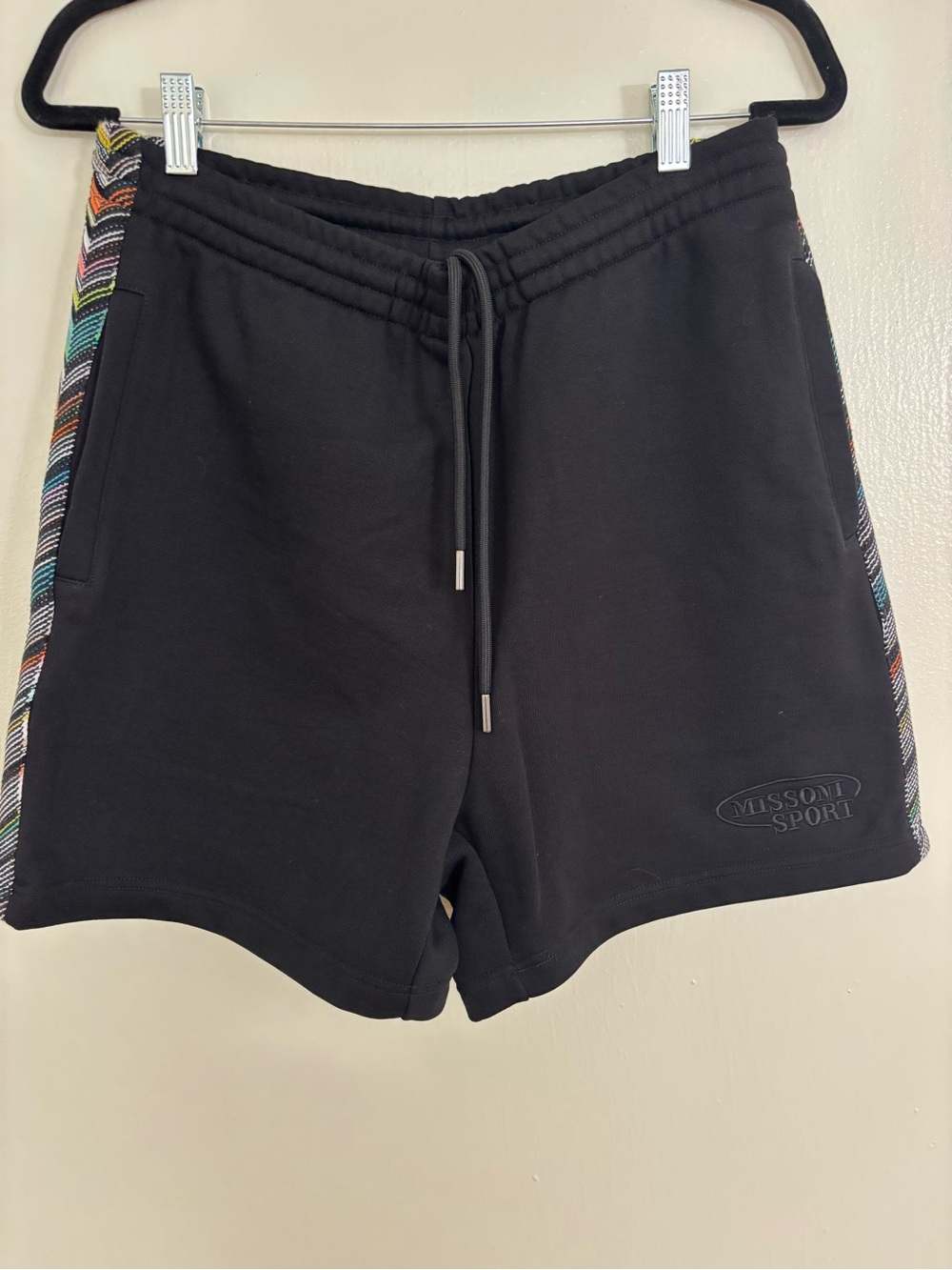 Missoni Sport Black Drawstring Sweat Shorts